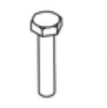 SCREW DIN 933 M10X50 12,9 i gruppen  hos Motorsågsbutiken (5441141-02)