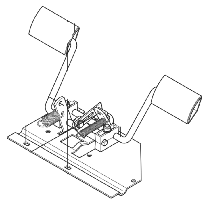 Pedalplatta i gruppen  hos Motorsågsbutiken (5441323-01)