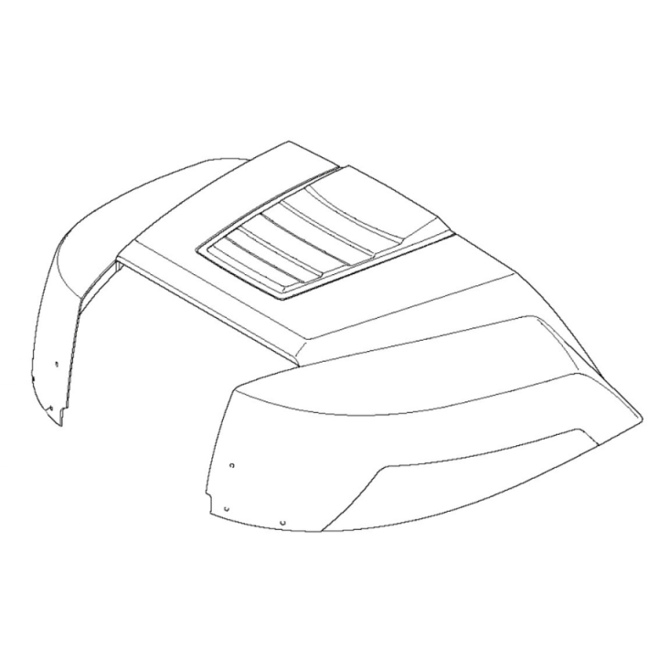 Motorkåpa Kpl i gruppen  hos Motorsågsbutiken (5442450-02)