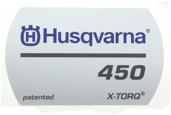 Dekal 5443770-02 i gruppen Reservdelar Motorsågar / Husqvarna Motorsågar 400-serie / Reservdelar Husqvarna 450/E hos Motorsågsbutiken (5443770-02)