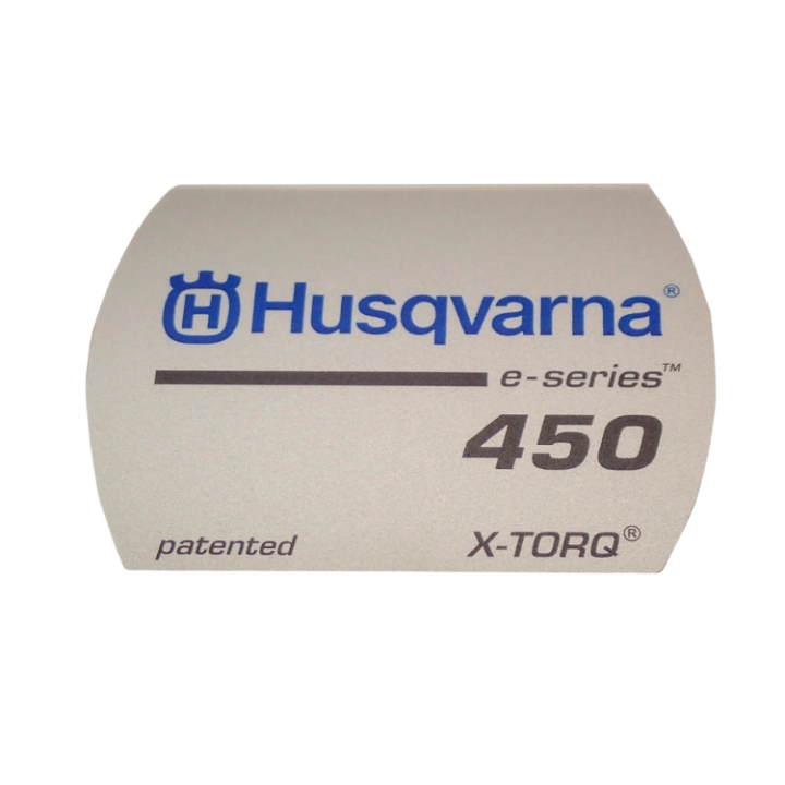 Dekal i gruppen Reservdelar Motorsågar / Husqvarna Motorsågar 400-serie / Reservdelar Husqvarna 450/E hos Motorsågsbutiken (5443771-02)