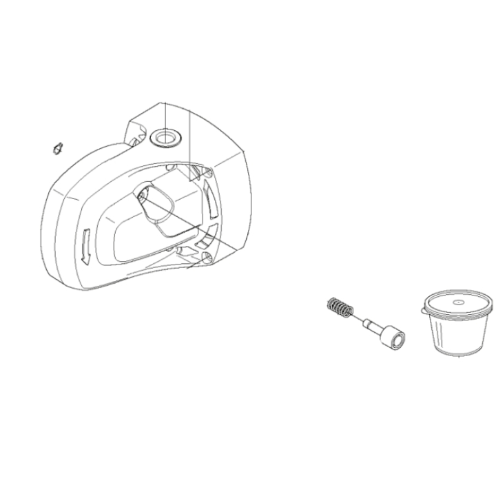 Växelhus i gruppen Övriga Reservdelar / Reservdelar Husqvarna Motorkap / Reservdelar Husqvarna K3000 Wet hos Motorsågsbutiken (5444034-01)