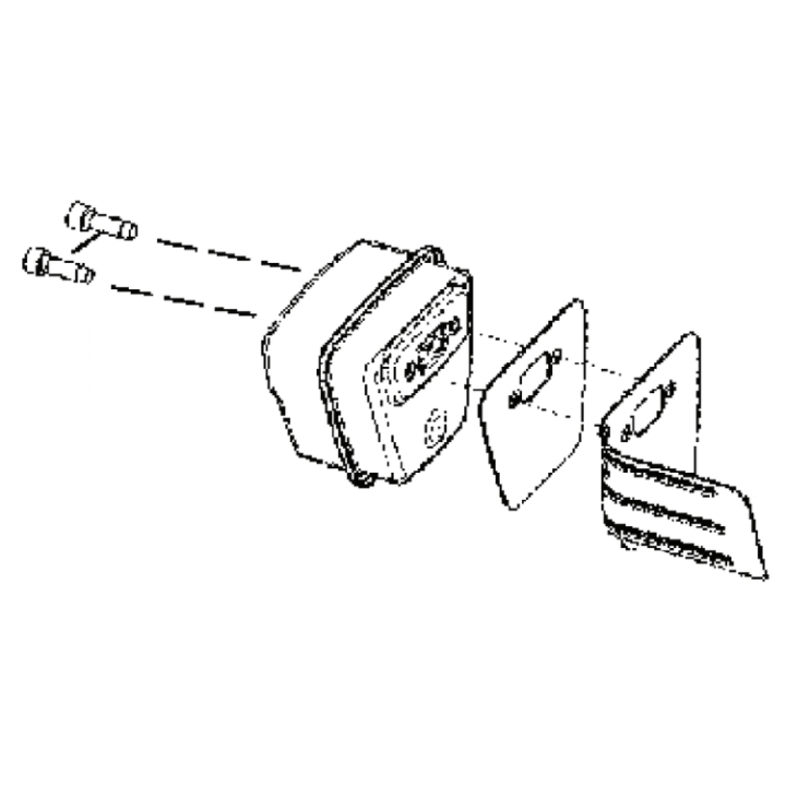 Ljuddämpare i gruppen Reservdelar Röjsågar / Reservdelar Partner Röjsågar / Reservdelar Partner T281 hos Motorsågsbutiken (5450060-16)