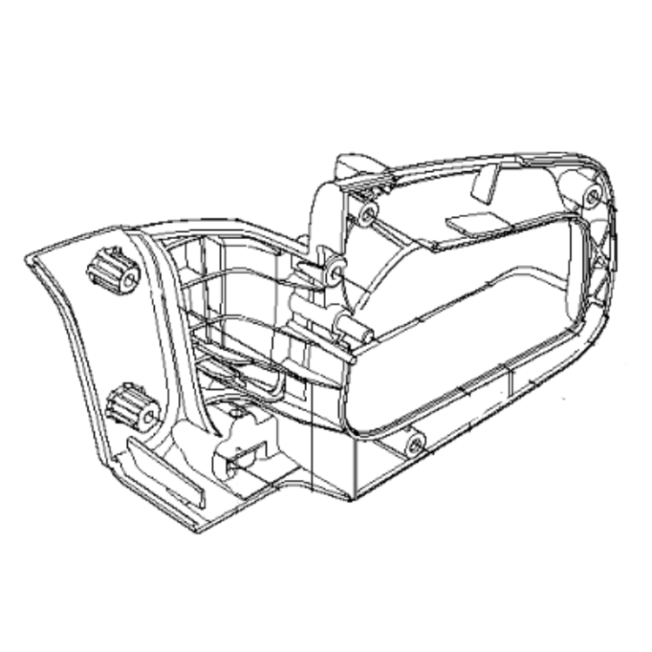 Rear Handle 5452154-01 i gruppen Reservdelar Motorsågar / Husqvarna Motorsågar 200-serie / Reservdelar Husqvarna 240 / E / Triobrake hos Motorsågsbutiken (5452154-01)