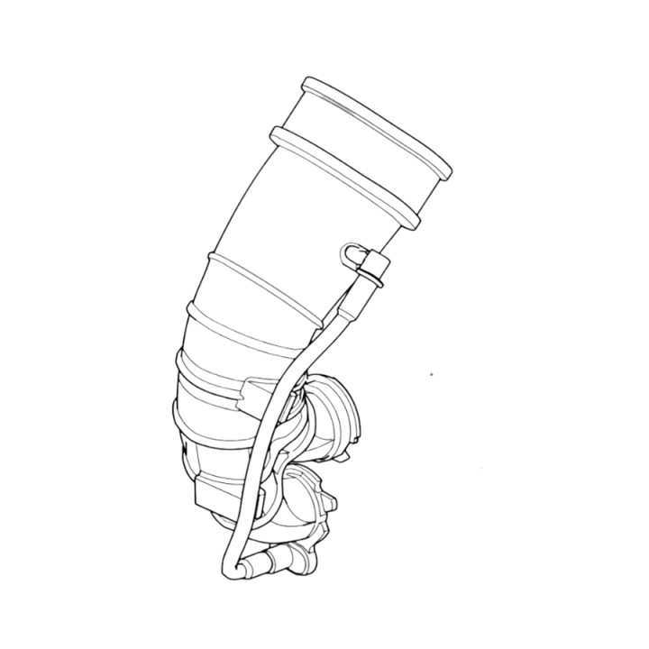 INLET PIPE ASSY AIR FILTER i gruppen Övriga Reservdelar / Reservdelar Husqvarna Lövblåsare / Reservdelar Husqvarna 590BTS hos Motorsågsbutiken (5460262-01)
