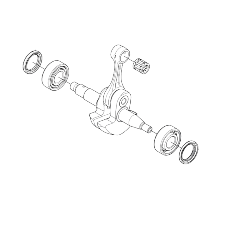 Vevaxel kit 564XPG i gruppen Reservdelar Motorsågar / Husqvarna Motorsågar 500-serie / Reservdelar Husqvarna 564XPG Fuel Inject hos Motorsågsbutiken (5460587-01)