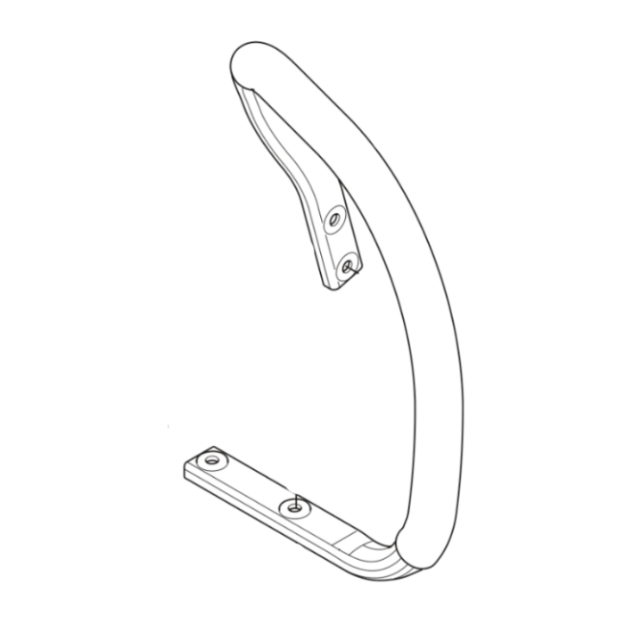 FRONT HANDLE ASSY 550IXP i gruppen Reservdelar Motorsågar / Husqvarna Motorsågar 500-serie / Reservdelar Husqvarna 550i XP hos Motorsågsbutiken (5460597-01)