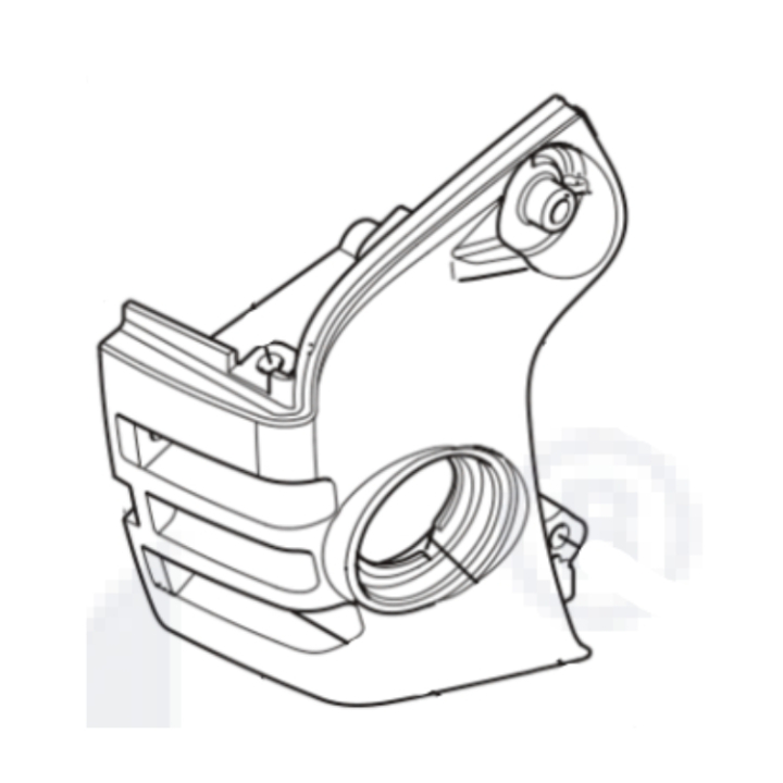 OIL TANK OIL TANK MACHINED i gruppen Reservdelar Motorsågar / Husqvarna Motorsågar 500-serie / Reservdelar Husqvarna 550i XPG hos Motorsågsbutiken (5460859-01)