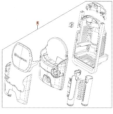 Cover Kit, Pw 130 i gruppen Övriga Reservdelar / Reservdelar Husqvarna Högtryckstvättar / Reservdelar Husqvarna PW130 hos Motorsågsbutiken (5460902-01)