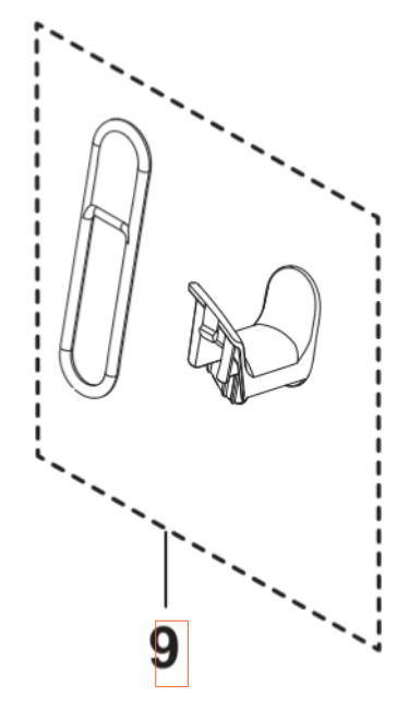 Cable Hook Kit i gruppen Övriga Reservdelar / Reservdelar Husqvarna Högtryckstvättar / Reservdelar Husqvarna PW130 hos Motorsågsbutiken (5460905-01)