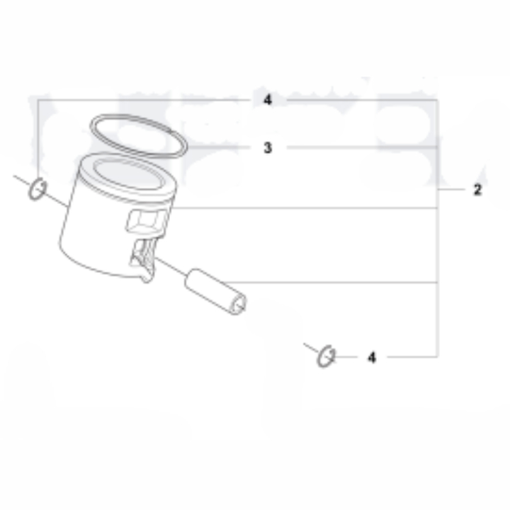 KOLV KPL i gruppen Reservdelar Motorsågar / Husqvarna Motorsågar 500-serie / Reservdelar Husqvarna 562XP/G Mark II hos Motorsågsbutiken (5461080-04)