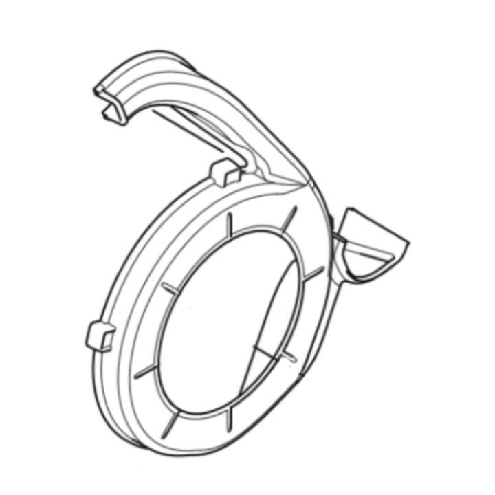 AIR CONDUCTOR TOP i gruppen Reservdelar Motorsågar / Husqvarna Motorsågar 500-serie / Reservdelar Husqvarna 550i XPG hos Motorsågsbutiken (5461498-01)