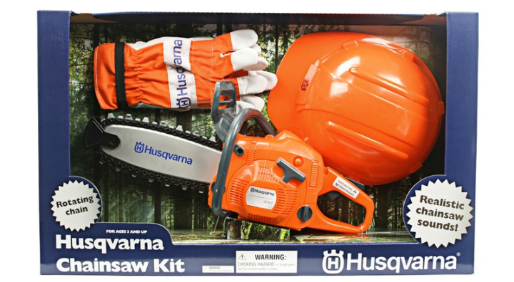 Husqvarna Skogskit för barn - motorsåg, hjälm, handskar i gruppen Skog och Trädgårdsprodukter / Barn leksaker hos Motorsågsbutiken (5462766-01)