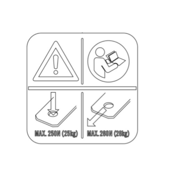 DECAL TOWING 260N i gruppen  hos Motorsågsbutiken (5462840-04)
