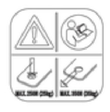 DECAL TOWING 350N i gruppen  hos Motorsågsbutiken (5462840-05)