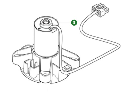 Klippmotor främre Gardena Sileno Max, Sileno Free i gruppen  hos Motorsågsbutiken (5466779-02)