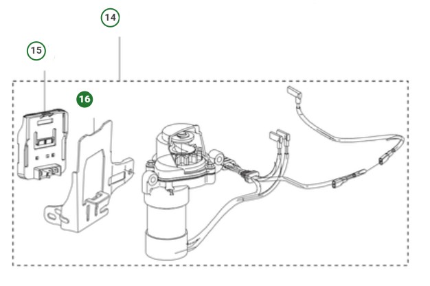 BRACKET BATTERY BRACKET i gruppen  hos Motorsågsbutiken (5472821-01)