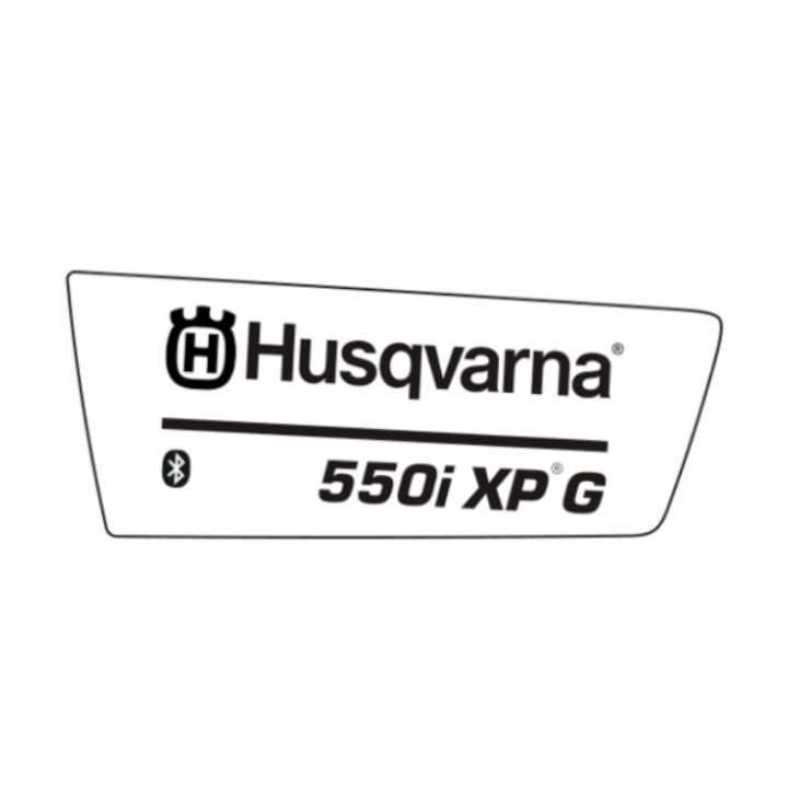 DECAL 550 IXPG BT i gruppen Reservdelar Motorsågar / Husqvarna Motorsågar 500-serie / Reservdelar Husqvarna 550i XPG hos Motorsågsbutiken (5473528-04)