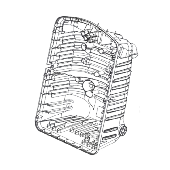COVER REAR CABINET KIT i gruppen Övriga Reservdelar / Reservdelar Husqvarna Högtryckstvättar / Reservdelar Husqvarna PW370 hos Motorsågsbutiken (5473670-01)