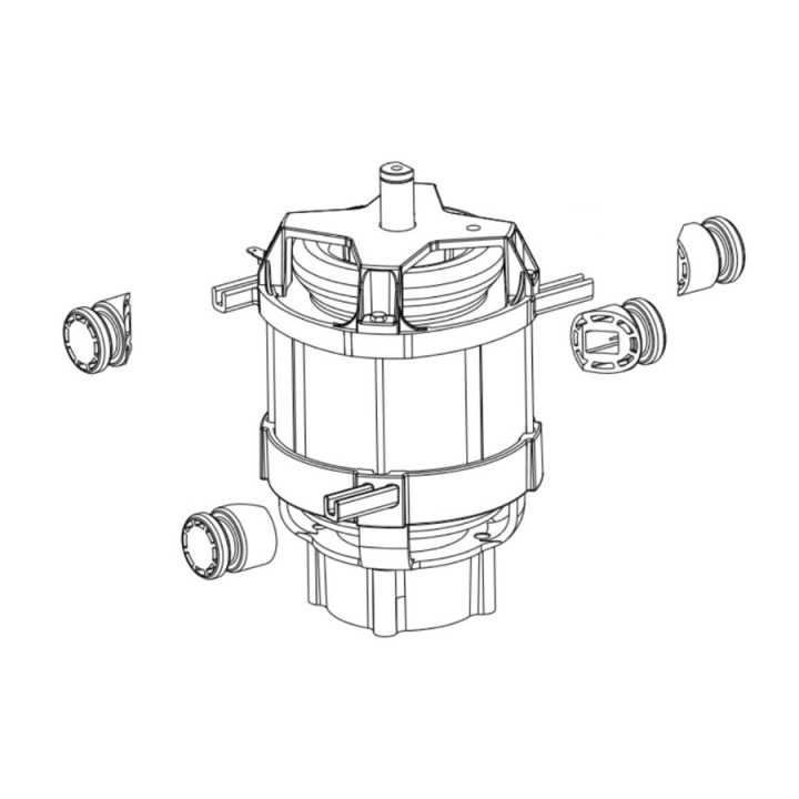 MOTOR 2,1KW50HZ i gruppen Övriga Reservdelar / Reservdelar Husqvarna Högtryckstvättar / Reservdelar Husqvarna PW370 hos Motorsågsbutiken (5473738-01)
