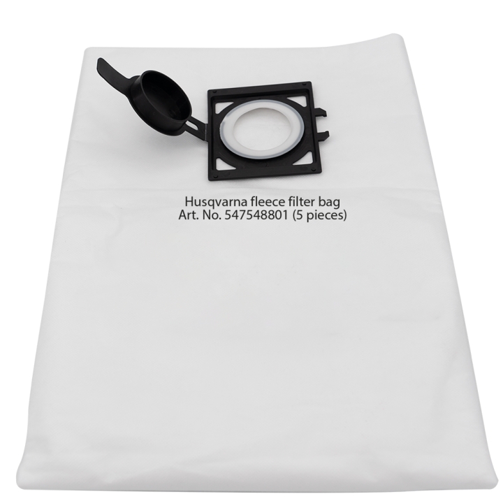 Väska fleece filter, 35 l 5 pcs i gruppen Övriga Reservdelar / Reservdelar Damm- & Slamutrustning / Reservdelar Husqvarna DE35H hos Motorsågsbutiken (5475488-02)
