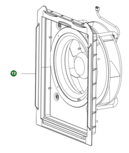 FAN MOTOR ASSY FAN KIT A 45 (2 i gruppen  hos Motorsågsbutiken (5475711-01)