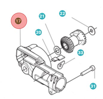 Ousing Assy A Spare Part i gruppen Övriga Reservdelar / Reservdelar Husqvarna Häcksaxar / Reservdelar Husqvarna 525iHE4 hos Motorsågsbutiken (5484520-01)