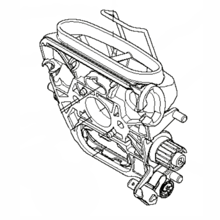 Filterhållare Kpl i gruppen Reservdelar Motorsågar / Husqvarna Motorsågar 500-serie / Reservdelar Husqvarna 550XP/G/Triobrake hos Motorsågsbutiken (5741989-04)