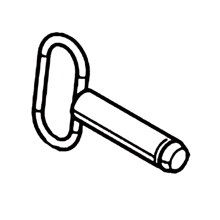 PIN ROPS CLEAR ZINC i gruppen  hos Motorsågsbutiken (5743880-02)