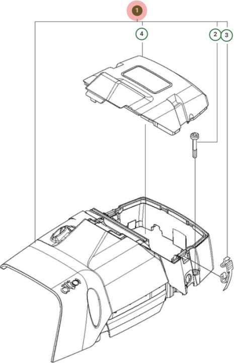 Cylinderkåpa Kpl i gruppen Reservdelar Motorsågar / Reservdelar Jonsered Motorsågar / Reservdelar Jonsered CS2172 hos Motorsågsbutiken (5744582-02)
