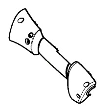 Handtagshalva Höger Orange i gruppen Reservdelar Röjsågar / Röjsågar Husqvarna 300-serie / Reservdelar Husqvarna 325L hos Motorsågsbutiken (5747021-01)