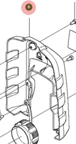 Kåpa i gruppen  hos Motorsågsbutiken (5757094-01)
