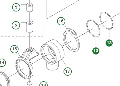 O-Ring i gruppen hos Motorsågsbutiken (5758083-01)