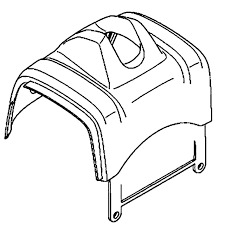 Cylinderkåpa 5758650-02 i gruppen Reservdelar Röjsågar / Röjsågar Husqvarna 100-serie / Reservdelar Husqvarna 135R hos Motorsågsbutiken (5758650-02)