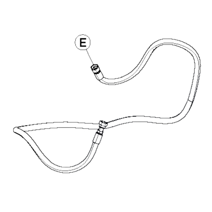 Hydraulic Hose 3/8 Lifting Un i gruppen  hos Motorsågsbutiken (5758754-02)