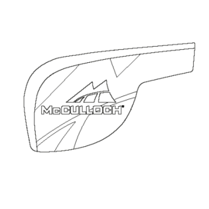 Dekal i gruppen Reservdelar Motorsågar / Reservdelar McCulloch Motorsågar / Reservdelar McCulloch CS450 hos Motorsågsbutiken (5763818-01)