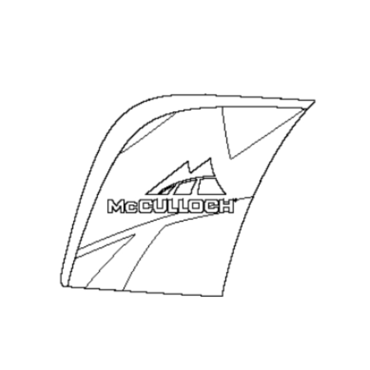 Dekal i gruppen Reservdelar Motorsågar / Reservdelar McCulloch Motorsågar / Reservdelar McCulloch CS410 Elite hos Motorsågsbutiken (5764527-01)