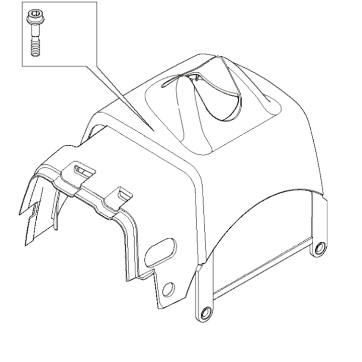 Cylinderkåpa Kpl i gruppen Reservdelar Röjsågar / Röjsågar Husqvarna 200-serie / Reservdelar Husqvarna 241R hos Motorsågsbutiken (5764704-01)