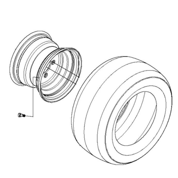Hjul Kpl i gruppen  hos Motorsågsbutiken (5769591-01)