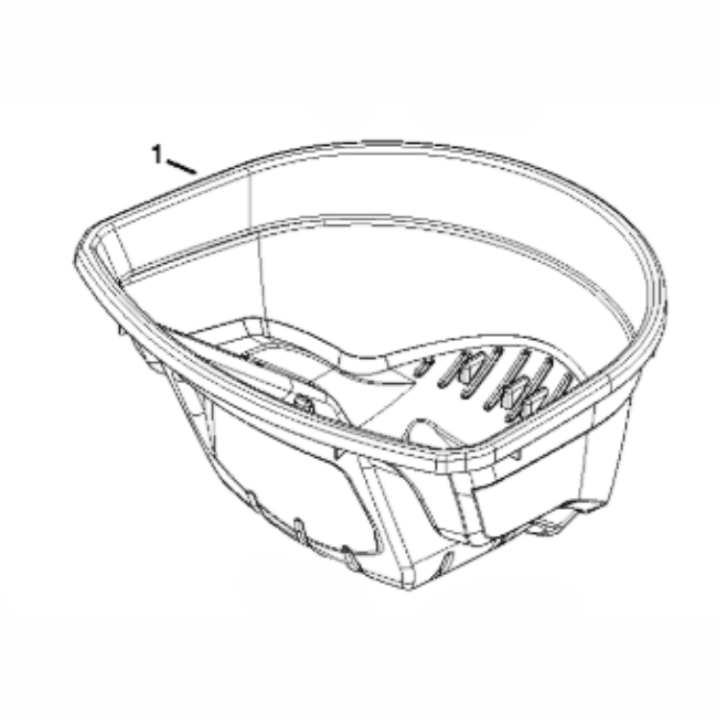 Tratt i gruppen Övriga Reservdelar / Övrigt / Reservdelar Spridare 75(967027201) hos Motorsågsbutiken (5771575-01)