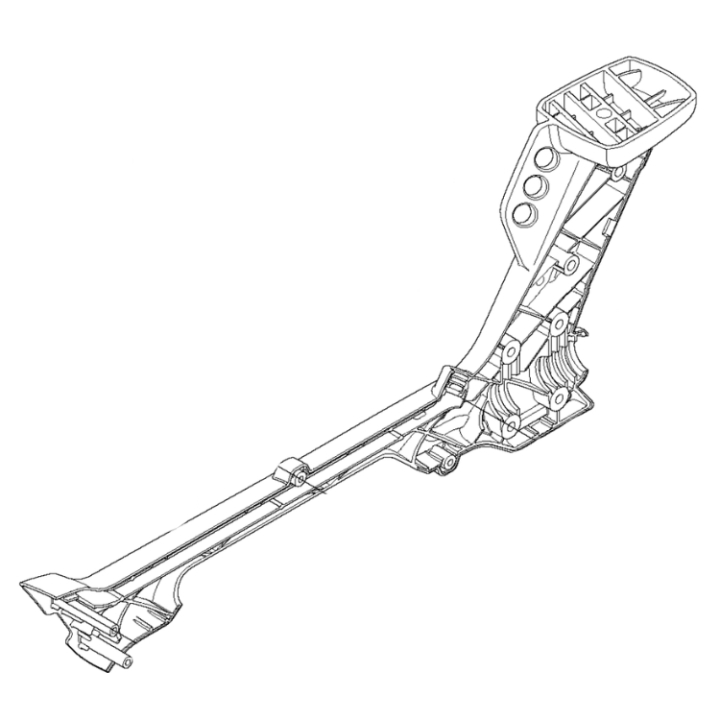 Slitskydd i gruppen Reservdelar Röjsågar / Röjsågar Husqvarna 500-serie / Reservdelar Husqvarna 536LiRX hos Motorsågsbutiken (5772453-02)