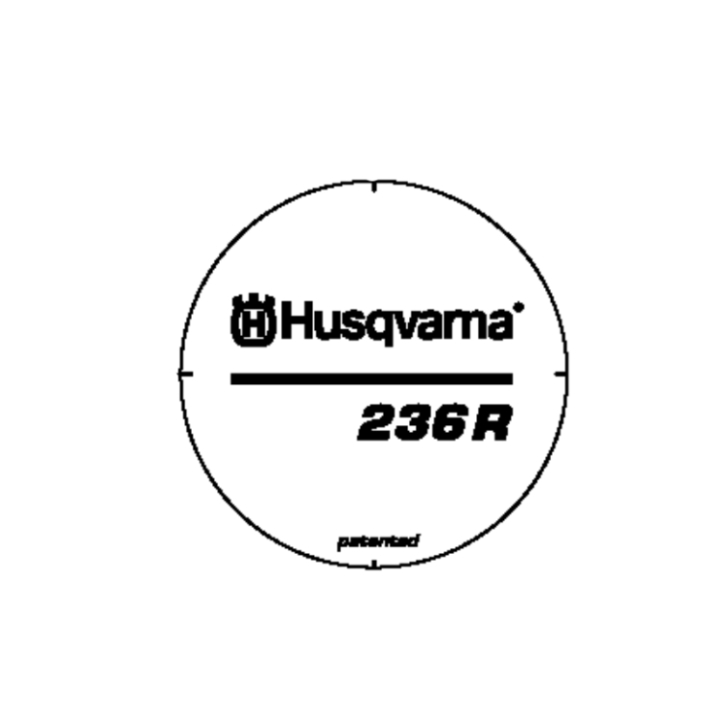 DECAL RECOIL 236R i gruppen Reservdelar Röjsågar / Röjsågar Husqvarna 200-serie / Reservdelar Husqvarna 236R hos Motorsågsbutiken (5773318-03)