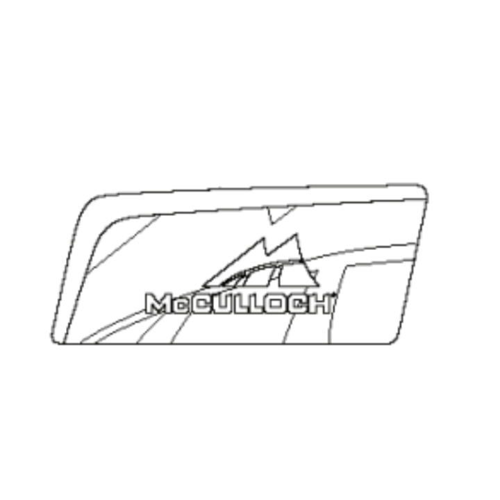 Dekal i gruppen Reservdelar Motorsågar / Reservdelar McCulloch Motorsågar / Reservdelar McCulloch CS340 hos Motorsågsbutiken (5778153-01)