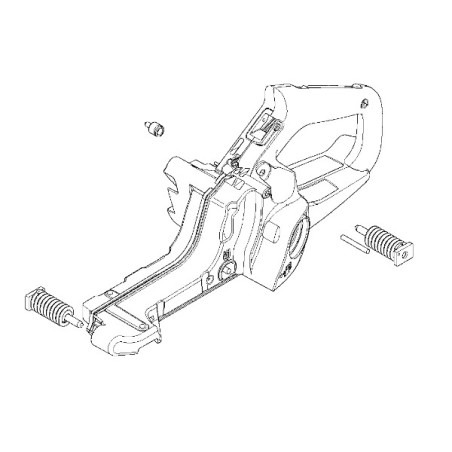 Bränsletank Trio Brake i gruppen Reservdelar Motorsågar / Husqvarna Motorsågar 100-serie / Reservdelar Husqvarna 140 hos Motorsågsbutiken (5778207-07)