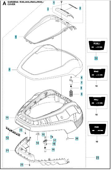Body System R50Li i gruppen  hos Motorsågsbutiken (5779553-08)