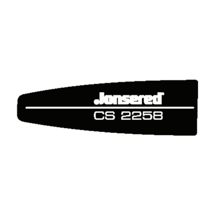Dekal 5780376-02 i gruppen Reservdelar Motorsågar / Reservdelar Jonsered Motorsågar / Reservdelar Jonsered CS2258 hos Motorsågsbutiken (5780376-02)