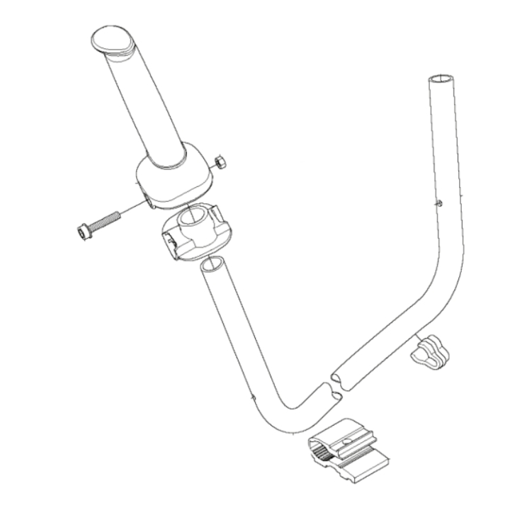 Styre Komplett Horda Grepp 5782482-02 i gruppen Reservdelar Röjsågar / Röjsågar Husqvarna 500-serie / Reservdelar Husqvarna 525RX / T hos Motorsågsbutiken (5782482-02)