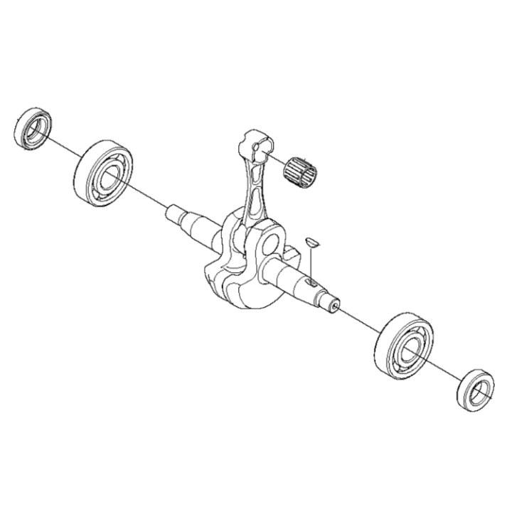 Vevaxel,Kpl i gruppen Övriga Reservdelar / Reservdelar Husqvarna Lövblåsare / Reservdelar Husqvarna 570BTS hos Motorsågsbutiken (5783851-01)