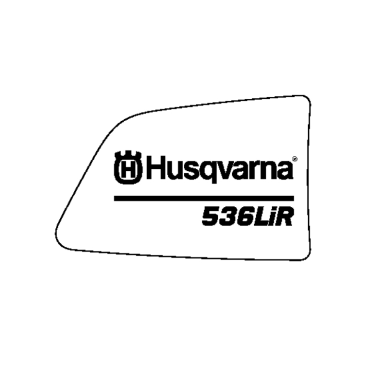 Dekal i gruppen Reservdelar Röjsågar / Röjsågar Husqvarna 500-serie / Reservdelar Husqvarna 536LiR hos Motorsågsbutiken (5790062-03)