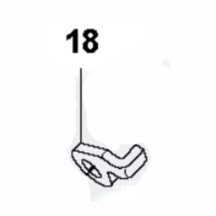 Spjällaxel 5791908-01 i gruppen Reservdelar Motorsågar / Husqvarna Motorsågar 500-serie / Reservdelar Husqvarna 525P5S hos Motorsågsbutiken (5791908-01)